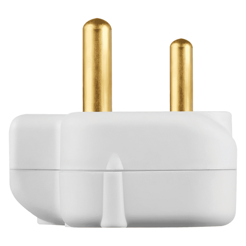 Ellies 3 Way Medium Surge Adaptor with Type C + USB - White