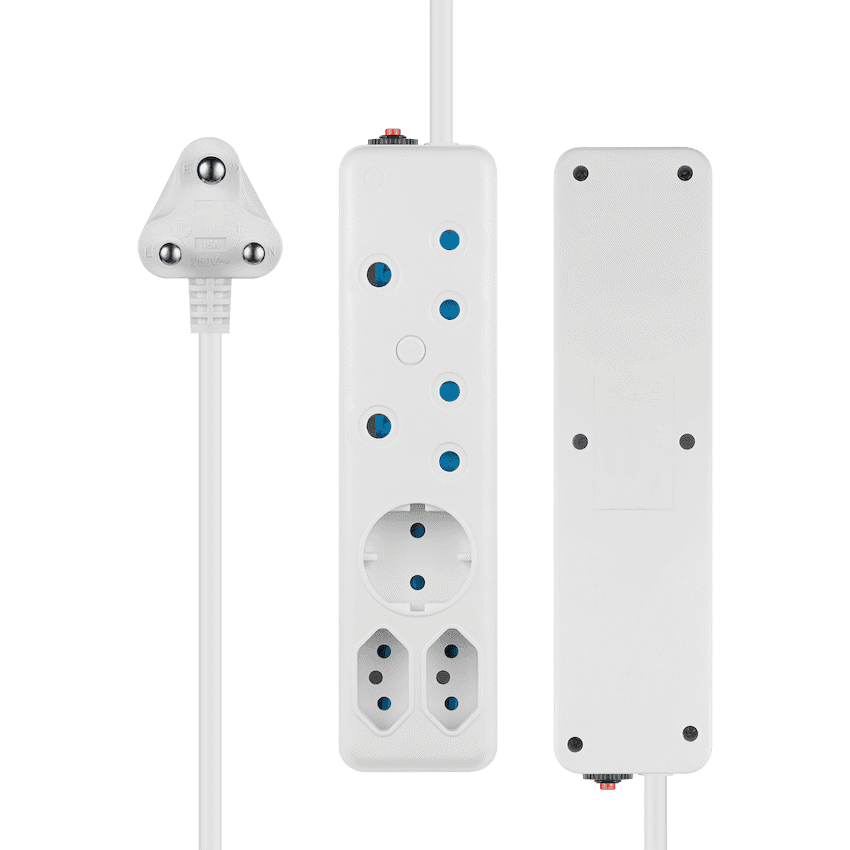 Ellies 5-Way Multiplug - 0.5m