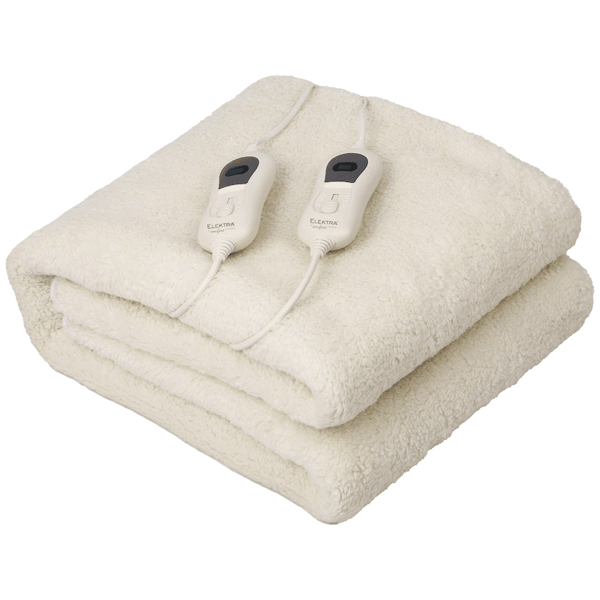 Elektra Comfort Electric Blanket - Queen - Fur