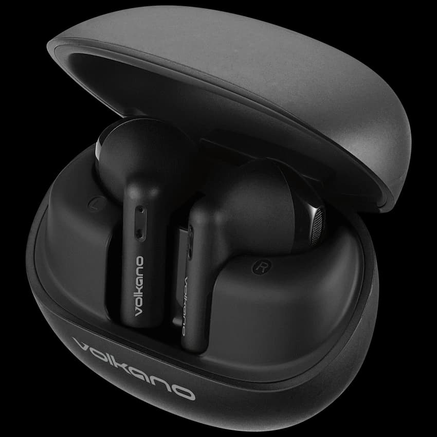 Volkano Buds X3 TWS Earphones with ENC - Black