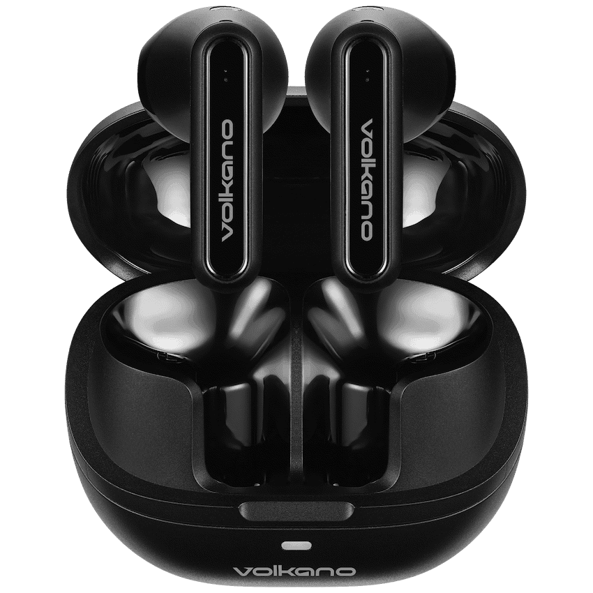 Volkano QuietFit - TWS Earphones with ANC & ENC- Black