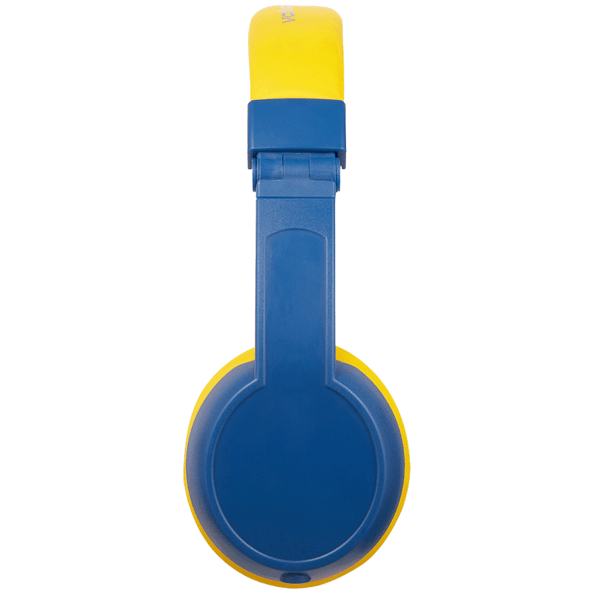 Volkano Sidekick Series Wired Kiddies Headphones with Share Port - Yellow/Blue