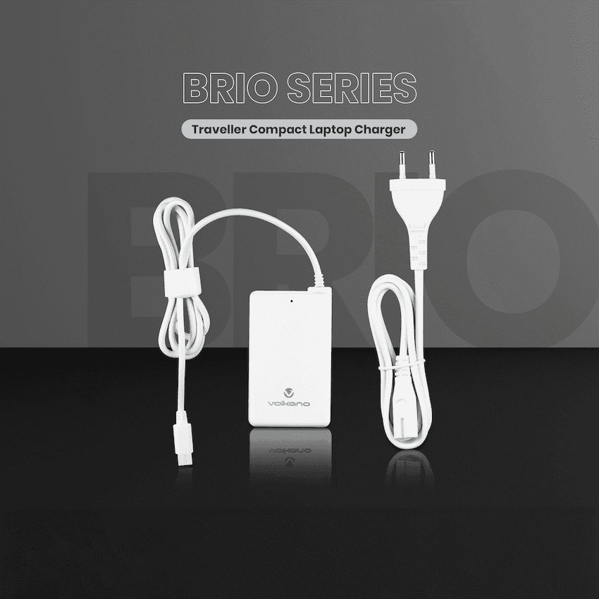 Volkano Brio Traveller Compact 65w GaN Laptop Charger