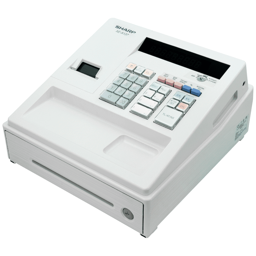 Sharp XE-A137-WH Cash register