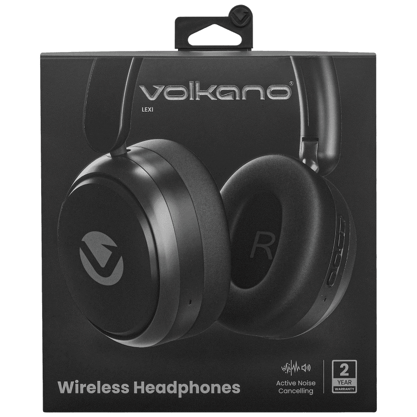 Volkano Lexi Bluetooth Headphone with ANC - Black