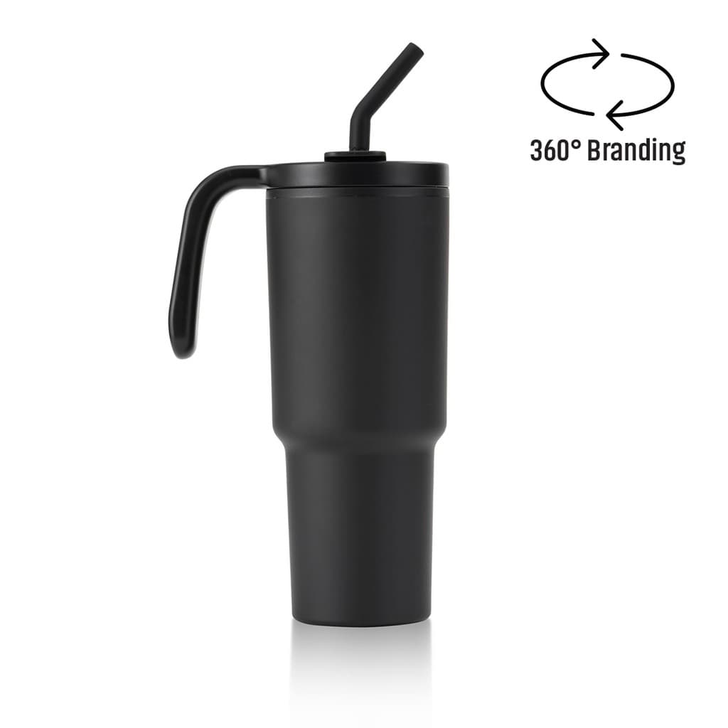 FORZA 360 - Hans Larsen Recycled Stainless Steel/PP Tumbler with 360 Branding