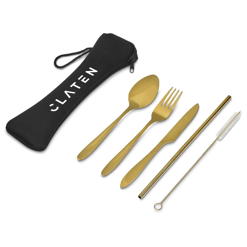Serendipio Golden Cutlery Set thumbnail 2