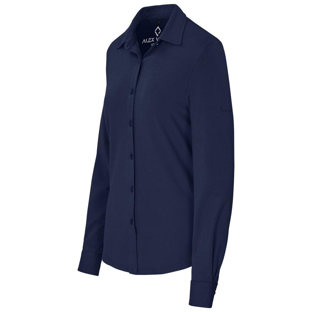 Ladies Long Sleeve Alex Varga Cronus Knitted Shirt thumbnail 11