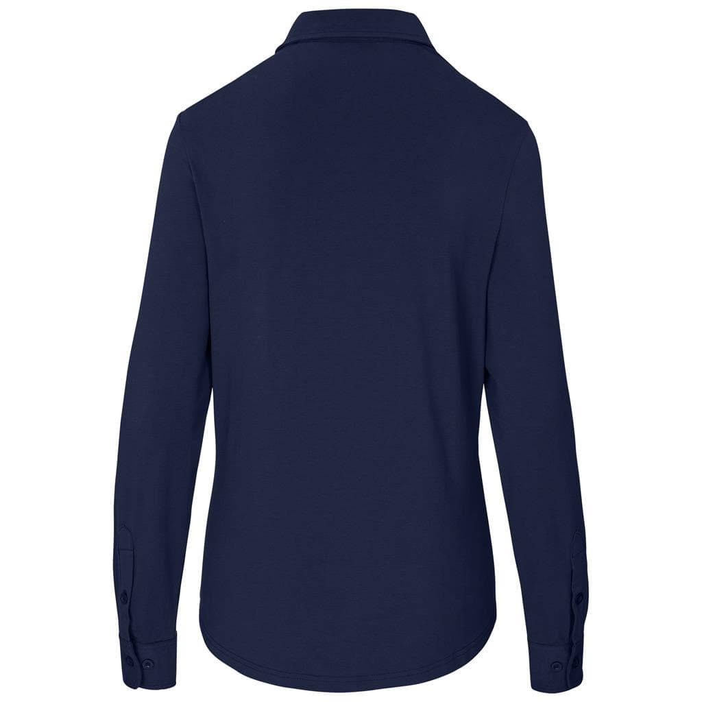 Ladies Long Sleeve Alex Varga Cronus Knitted Shirt thumbnail 12