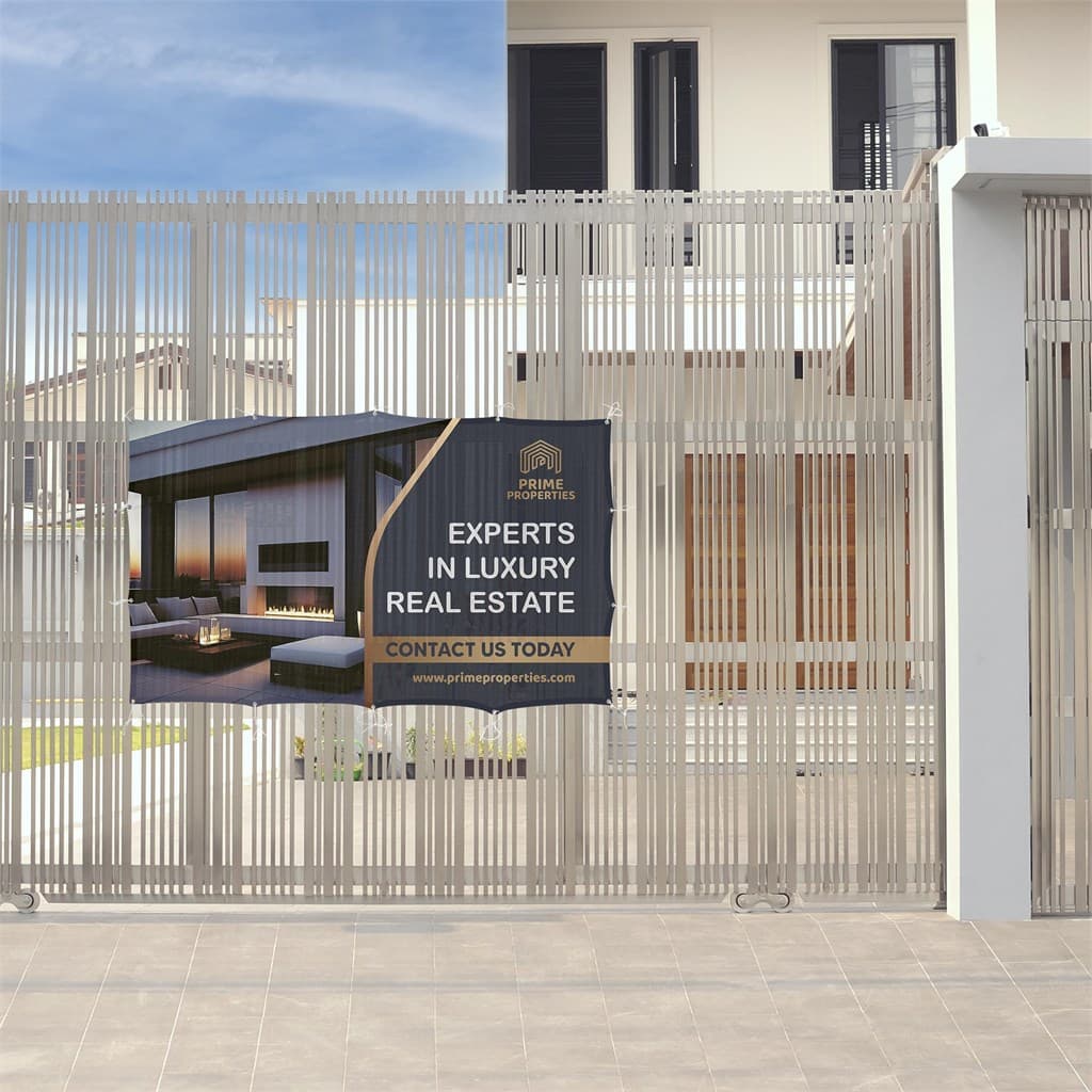 Sublimated Airtex Fabric Fence Banner 2m x 1.2m thumbnail 2