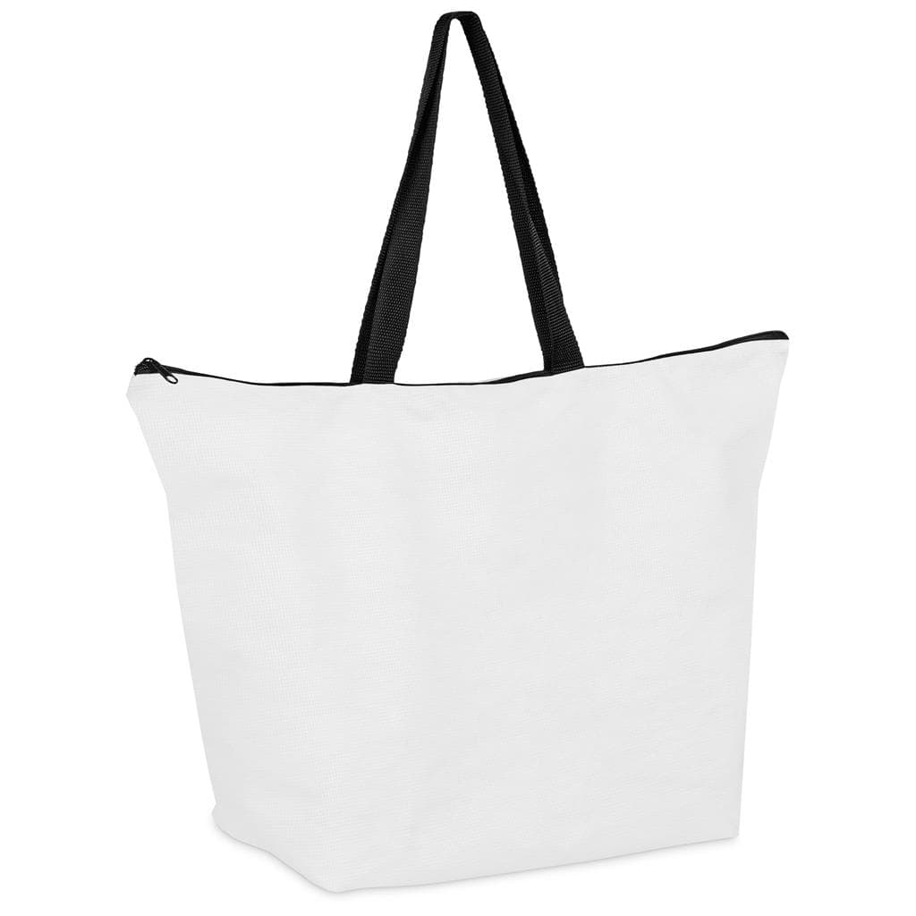 Hoppla Skyline Recycled PET Stitch-Bond Shopper With Zip thumbnail 5