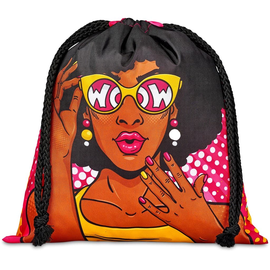 Hoppla Indian Midi Polyester Drawstring Pouch thumbnail 2