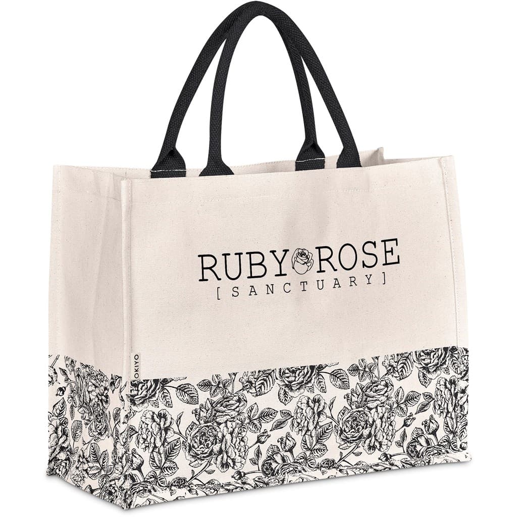 Okiyo Hana Printed Cotton Tote thumbnail 3