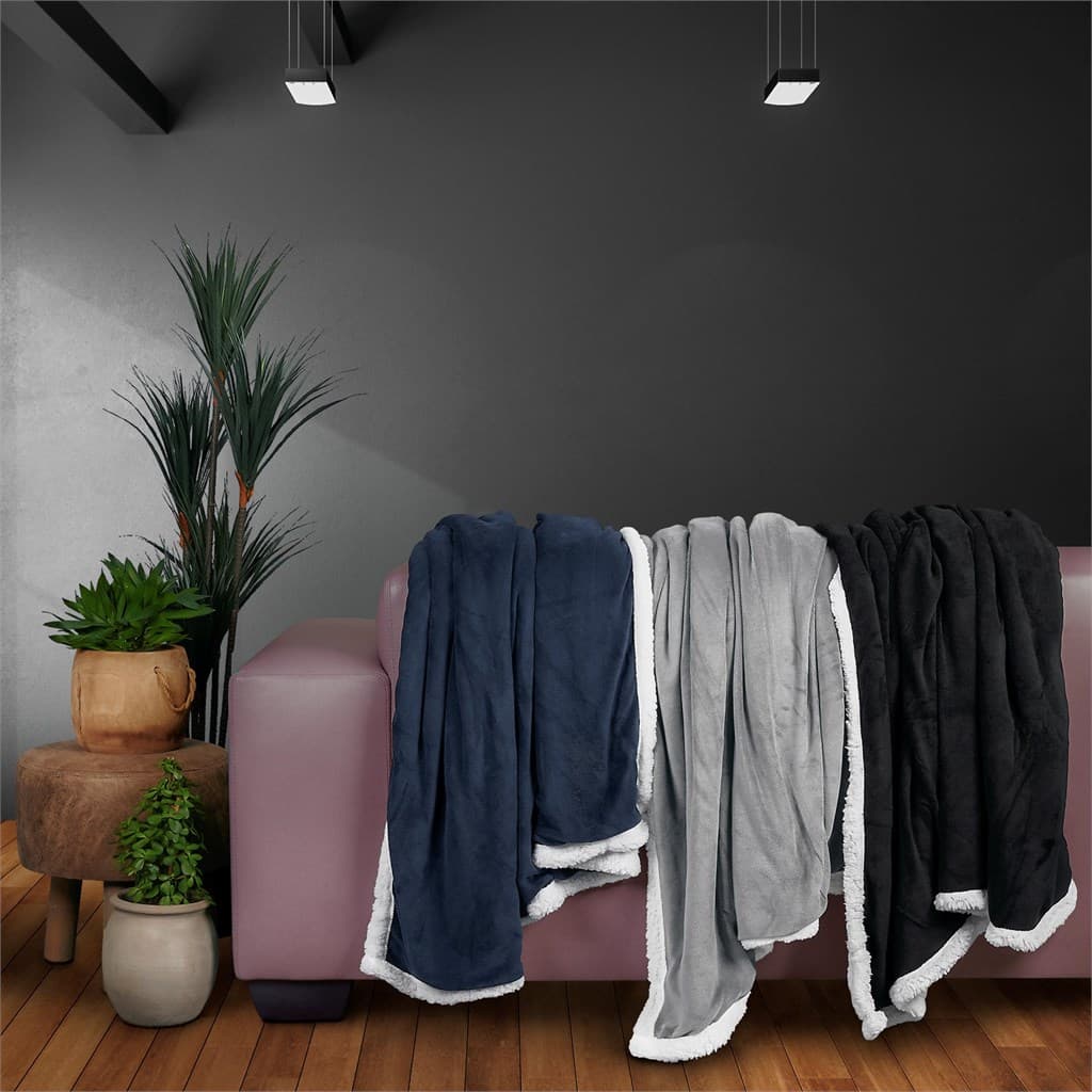 US Basic Mckinley Sherpa Fleece Blanket thumbnail 3