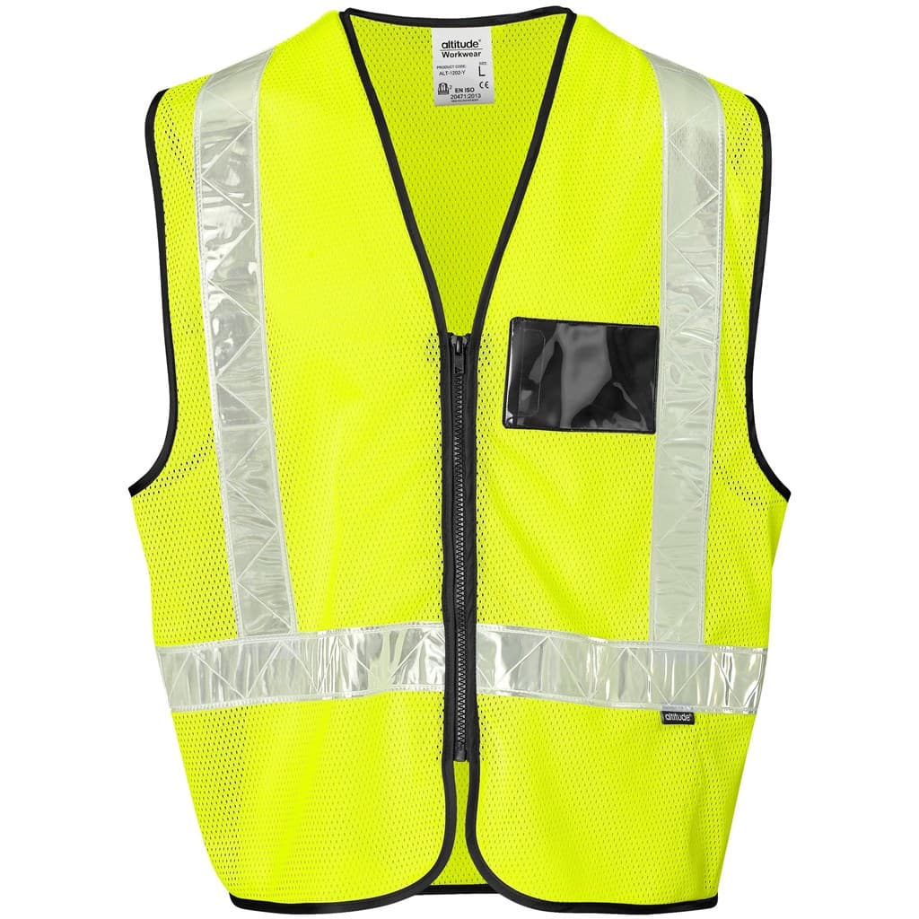 Airport Hi-Viz Reflective Full Zip Vest thumbnail 3