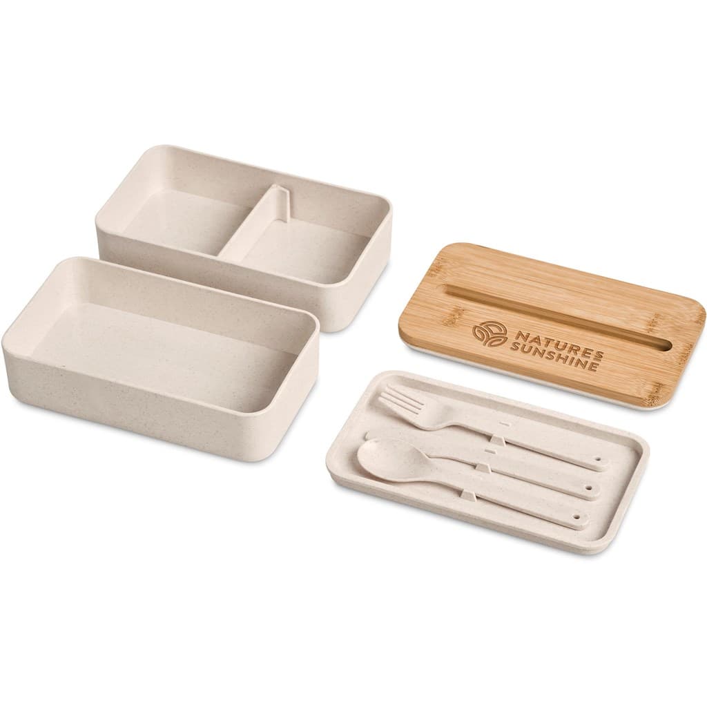 Okiyo Dura Wheat Straw & Bamboo Lunch Box Set thumbnail 4