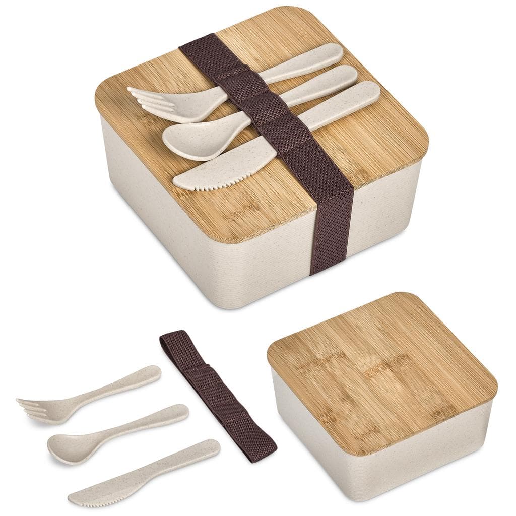 Okiyo Wani Wheat Straw & Bamboo Lunch Box thumbnail 4