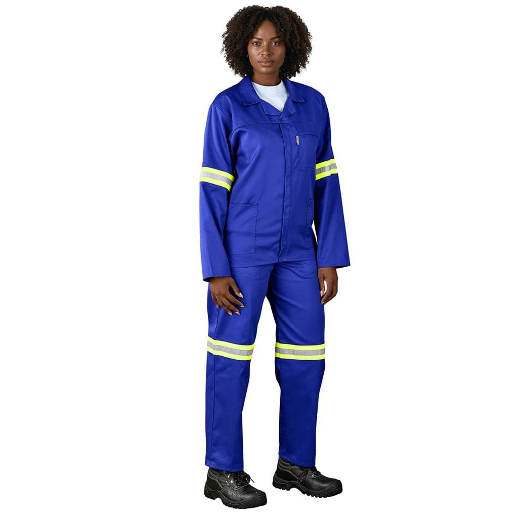 Trade Polycotton Conti Suit – Reflective Arms & Legs – Yellow Taped thumbnail 3