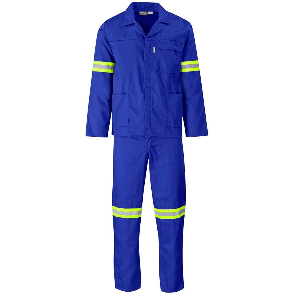 Trade Polycotton Conti Suit – Reflective Arms & Legs – Yellow Taped thumbnail 16