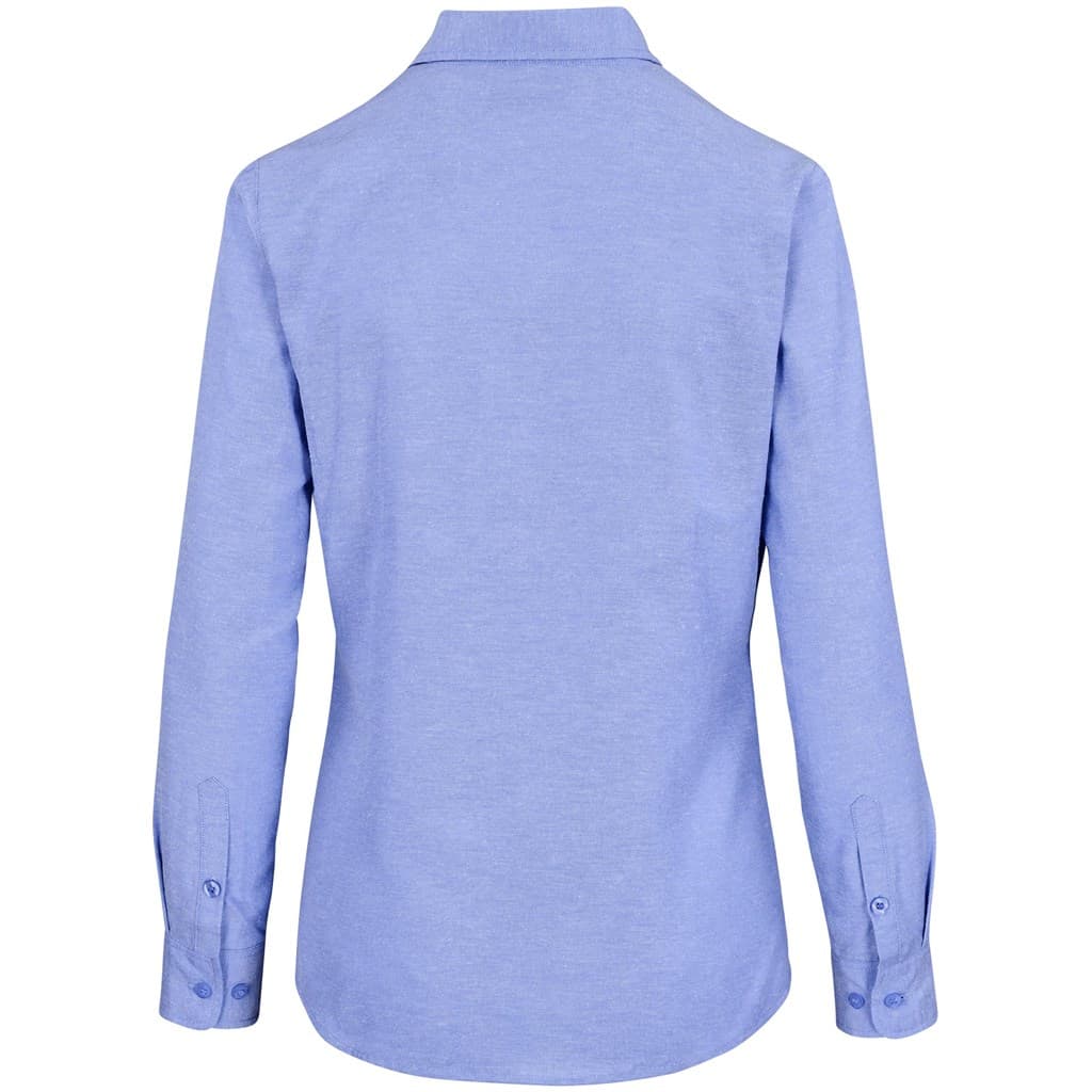Ladies Long Sleeve Oxford Shirt thumbnail 6
