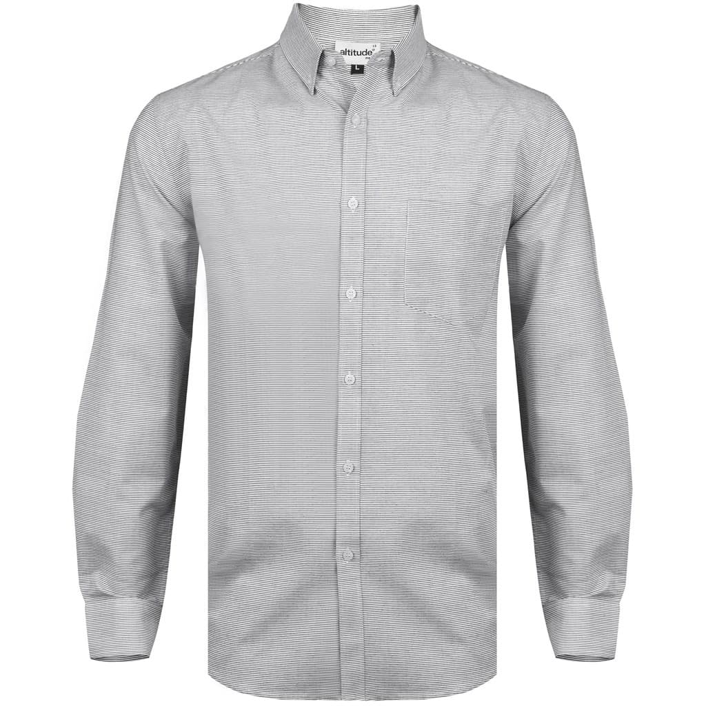 Mens Long Sleeve Earl Shirt – Grey