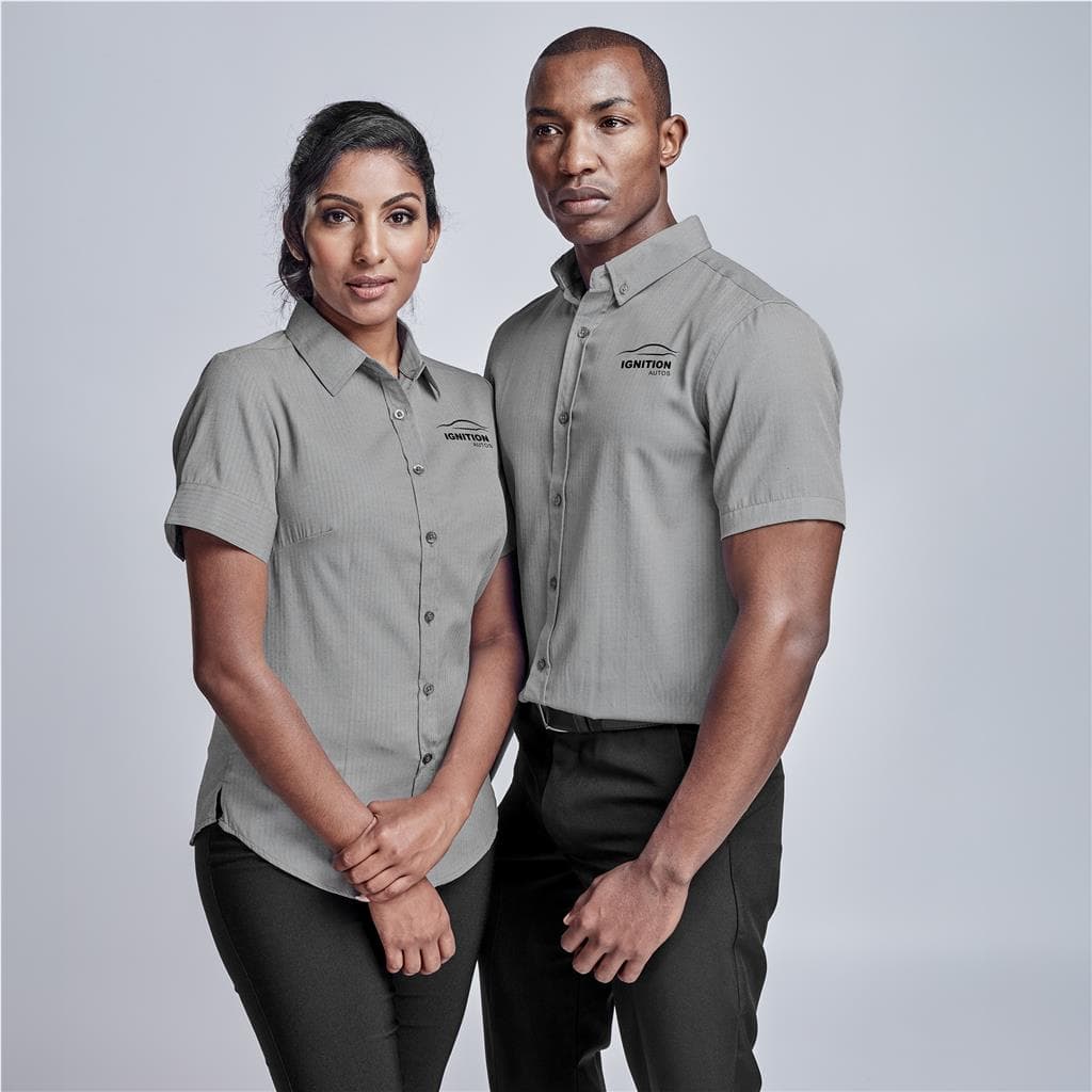 Ladies Short Sleeve Nottingham Shirt thumbnail 2