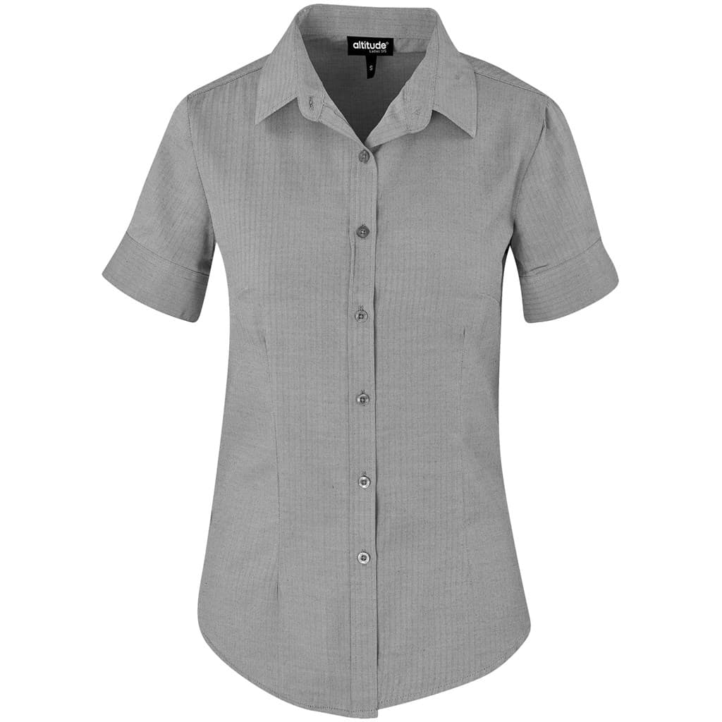 Ladies Short Sleeve Nottingham Shirt thumbnail 4
