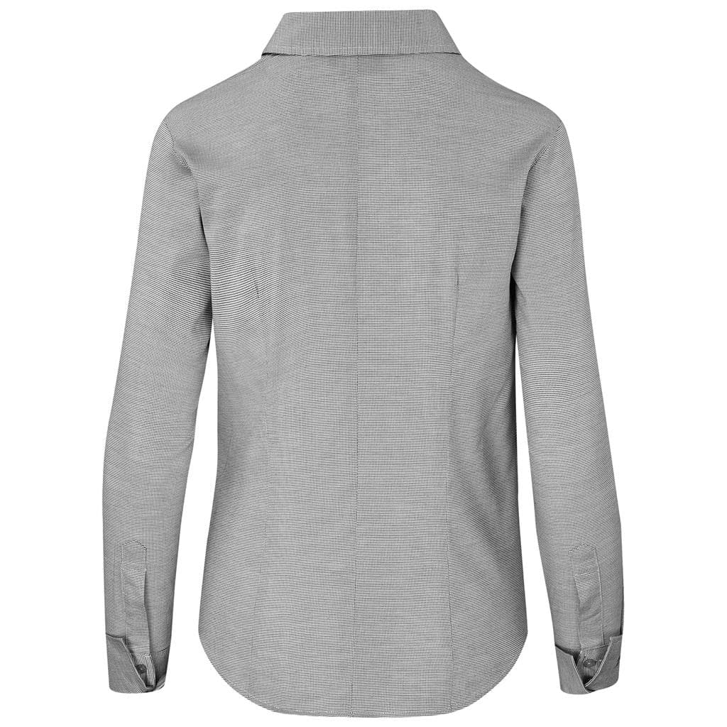 Ladies Long Sleeve Taylor Shirt – Grey thumbnail 2