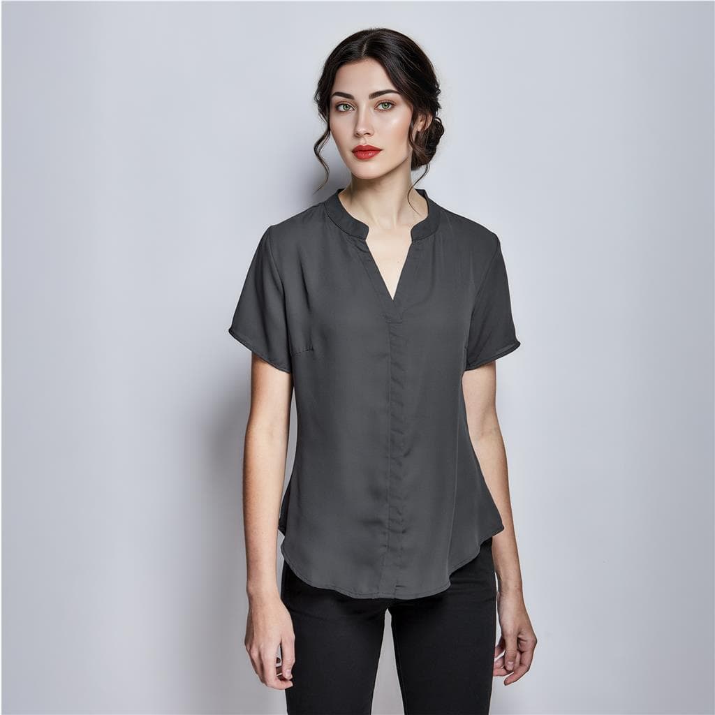 Ladies Short Sleeve Ava Blouse thumbnail 2