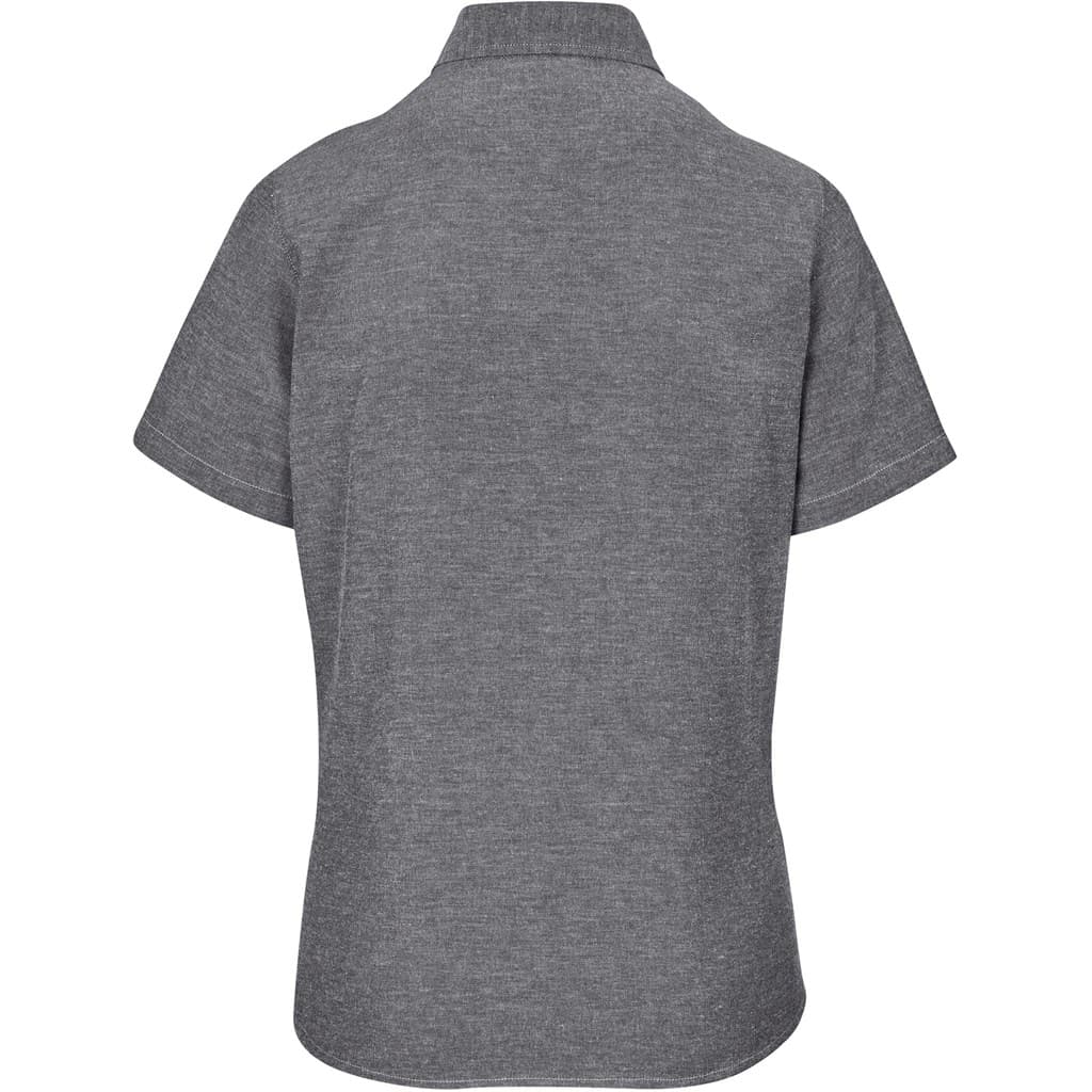 Ladies Short Sleeve Oxford Shirt thumbnail 5