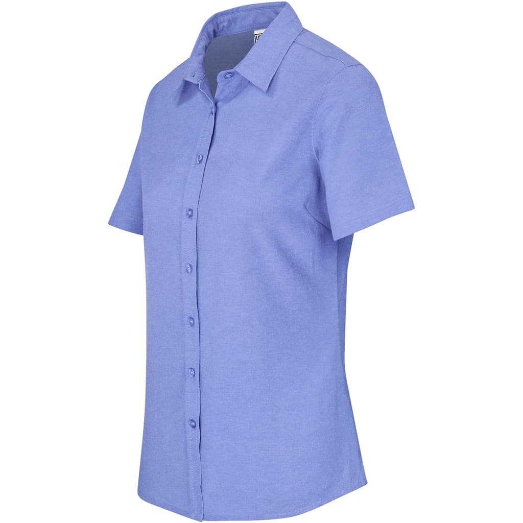 Ladies Short Sleeve Oxford Shirt thumbnail 9