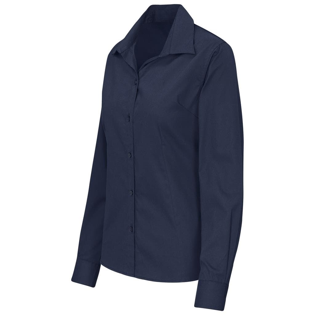 Ladies Long Sleeve Brushed Cotton Twill Moderna Shirt thumbnail 9