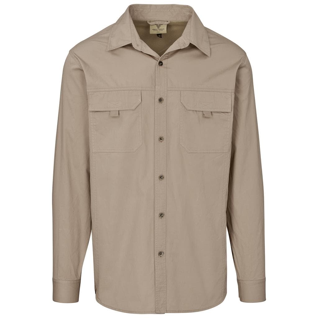 Mens Long Sleeve Mawenzi Twill Shirt thumbnail 8