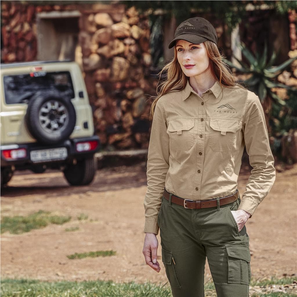 Ladies Long Sleeve Mawenzi Twill Shirt thumbnail 5