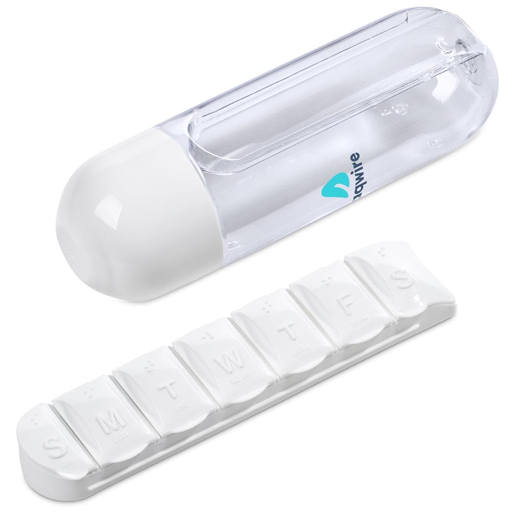 Altitude Vita-Stream Pill Box Plastic Water Bottle – 600ml thumbnail 2