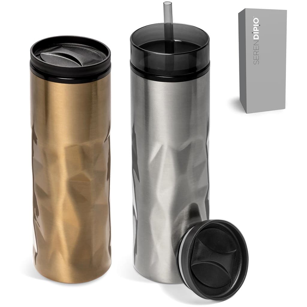 Serendipio Fire & Ice Stainless Steel & Plastic 2-In-1 Tumbler – 435ml thumbnail 2