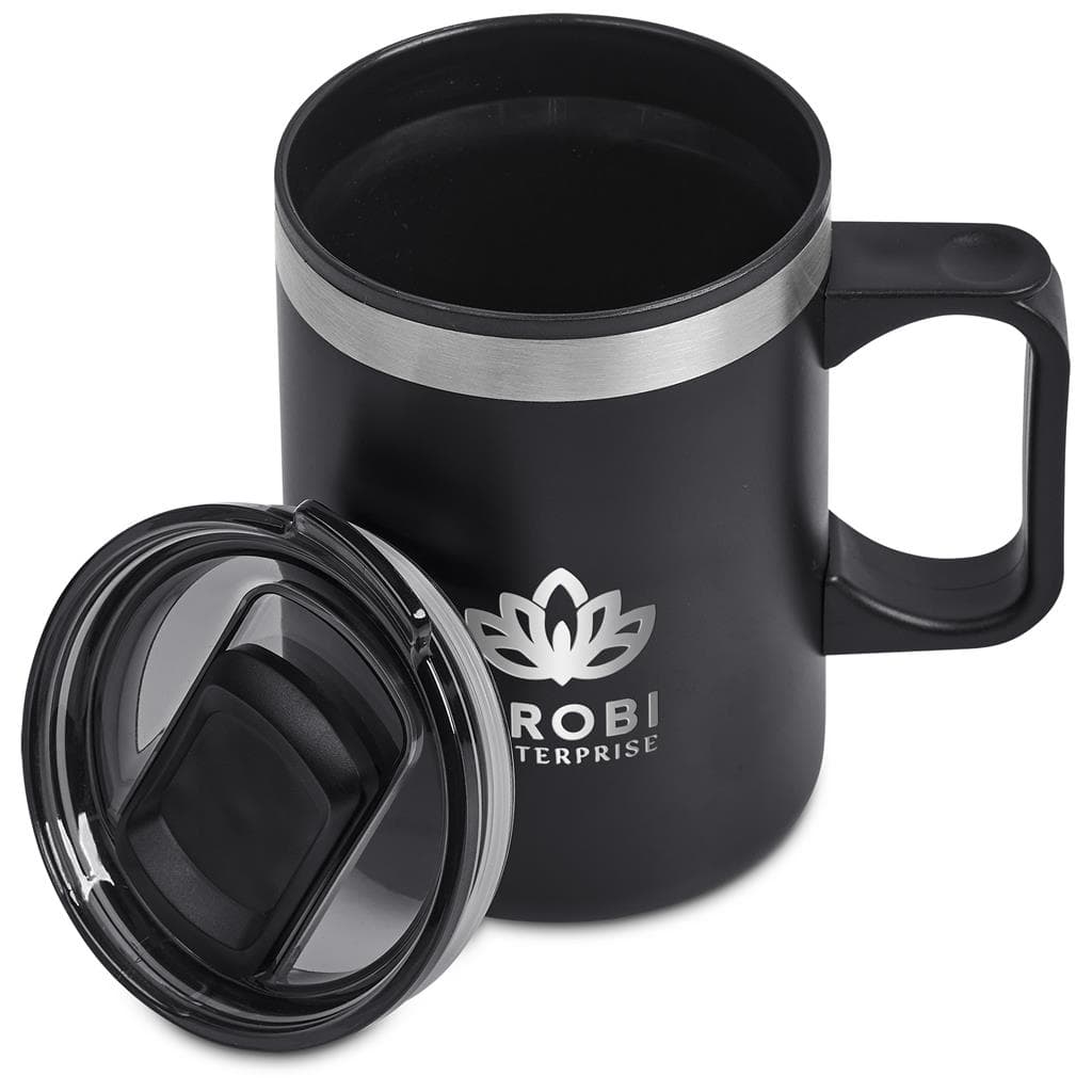 Kooshty Angelo Stainless Steel & Plastic Double-Wall Mug – 360ml thumbnail 10