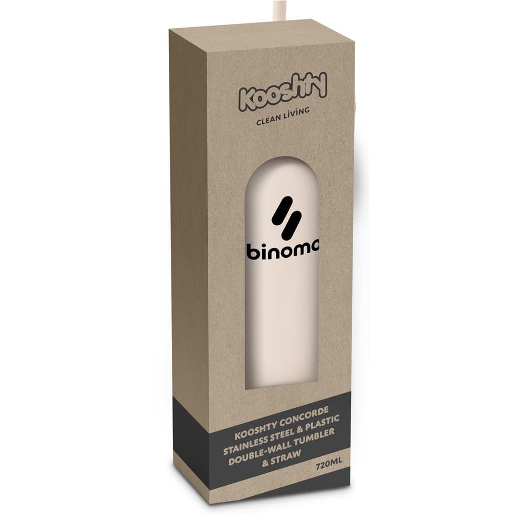 Kooshty Concorde Stainless Steel & Plastic Double-Wall Tumbler & Straw – 720ml thumbnail 23