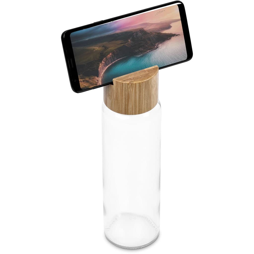Okiyo Kenko Phone Stand Glass Water Bottle – 700ml thumbnail 5