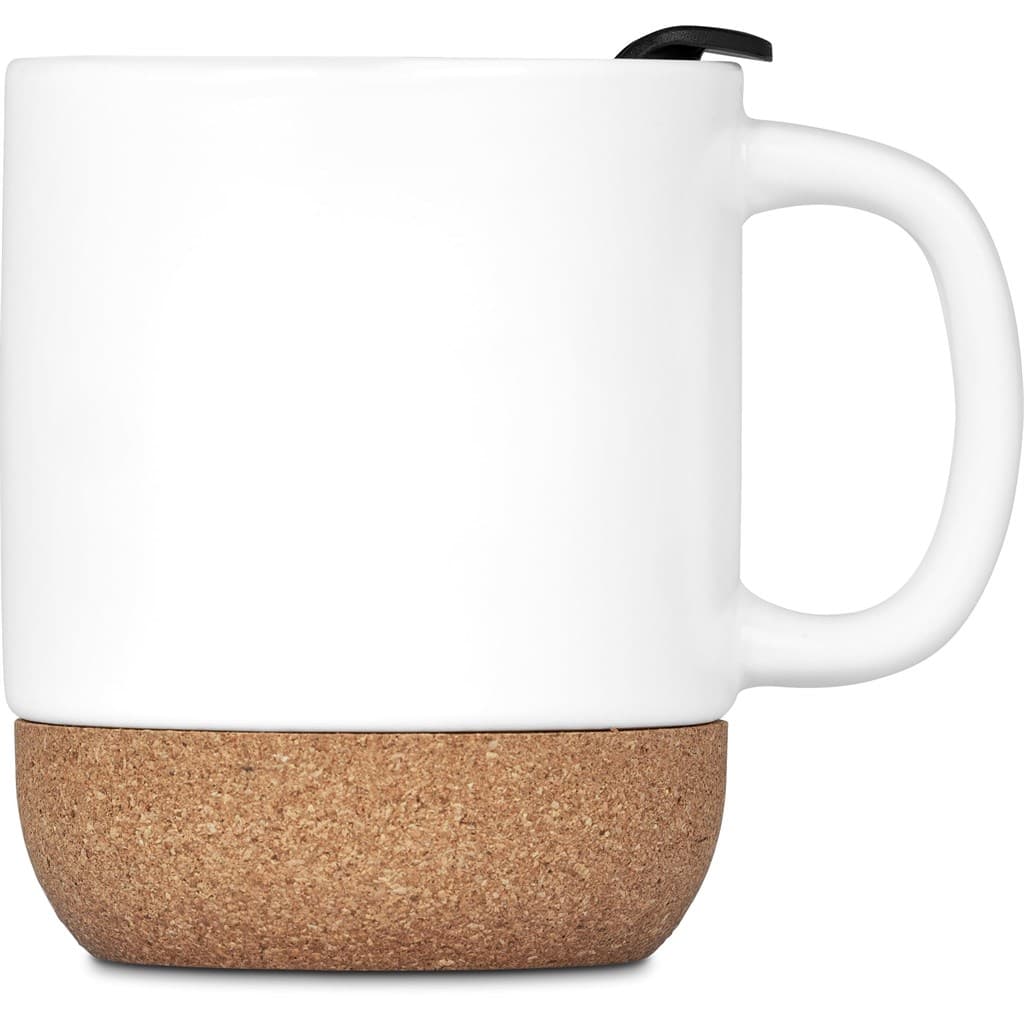 Serendipio Sienna Cork & Ceramic Sublimation Coffee Mug – 340ml thumbnail 6