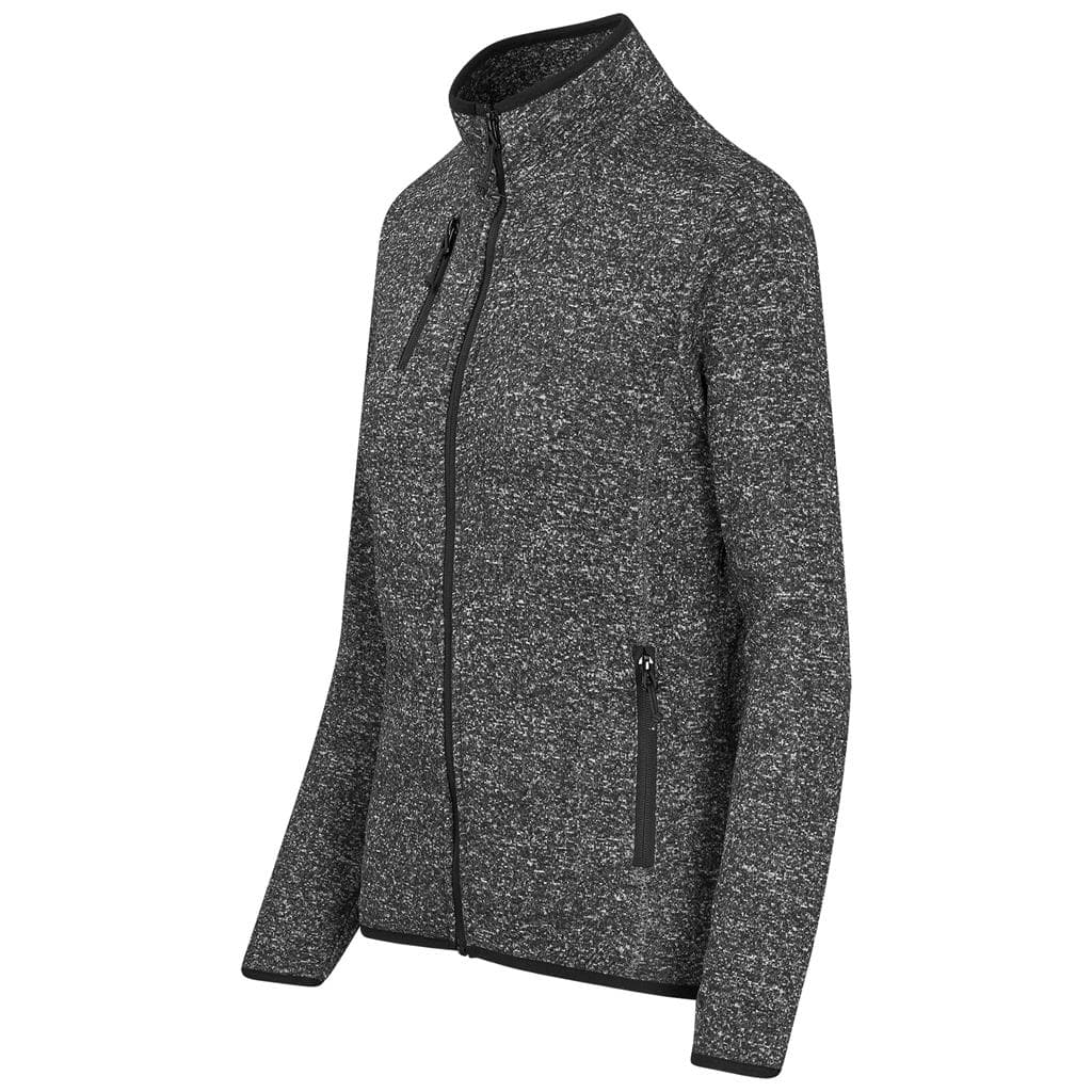 Ladies Paragon Fleece Jacket – Charcoal thumbnail 3