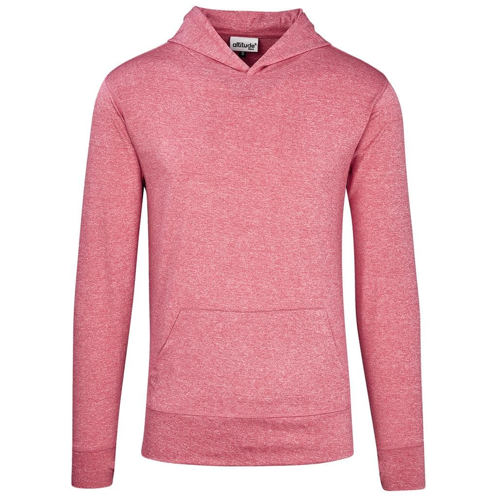 Mens Fitness Lightweight Hooded Sweater – Red