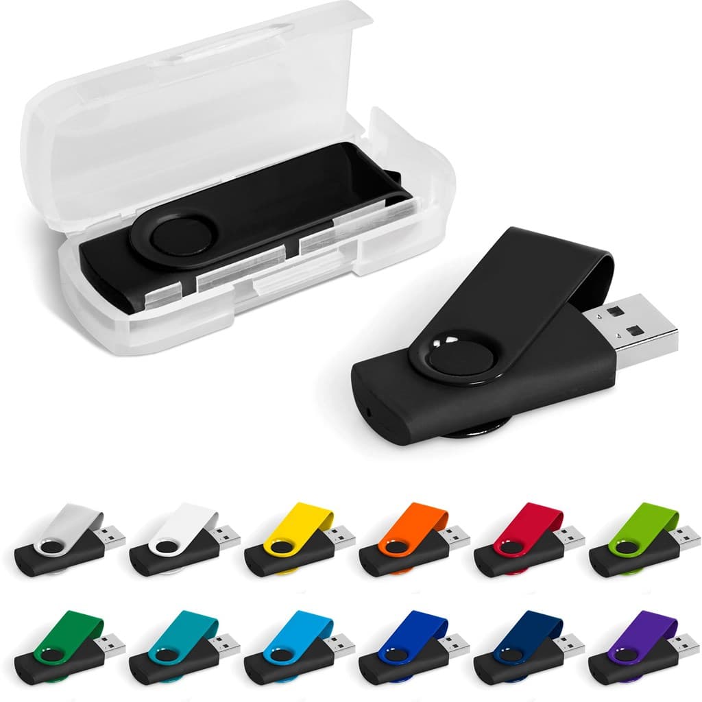 Axis Gyro Black Flash Drive – 32GB thumbnail 3