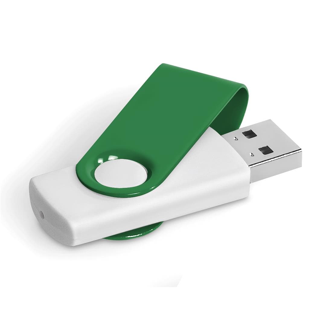 Axis Gyro White Flash Drive – 32GB thumbnail 11