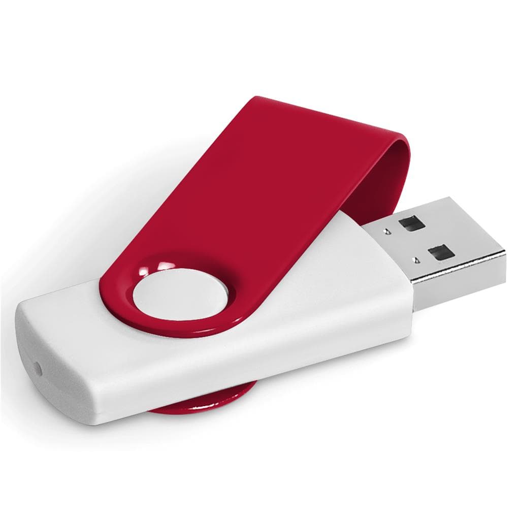 Axis Gyro White Flash Drive – 32GB thumbnail 23