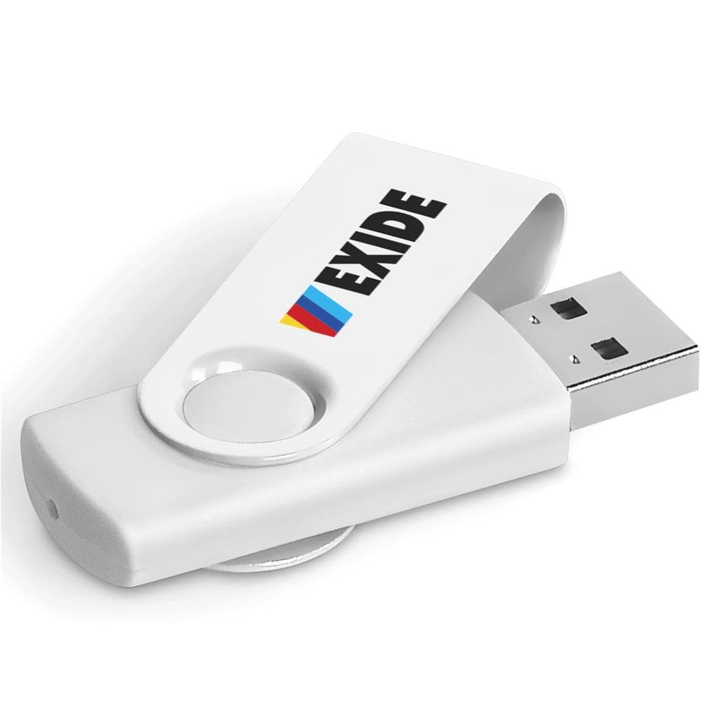 Axis Gyro White Flash Drive – 32GB thumbnail 26