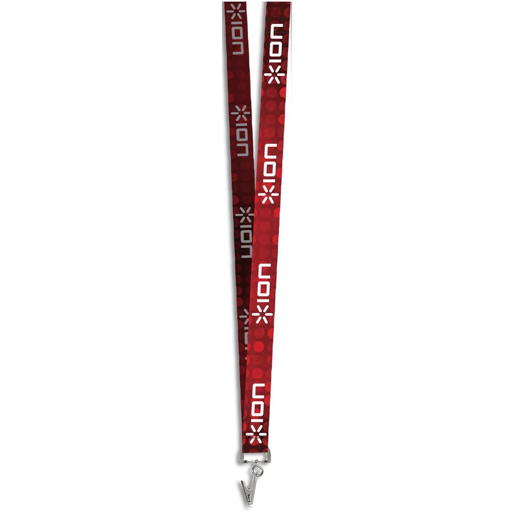 Altitude Crocodile Clip Double-Sided Sublimation Satin Lanyard thumbnail 2