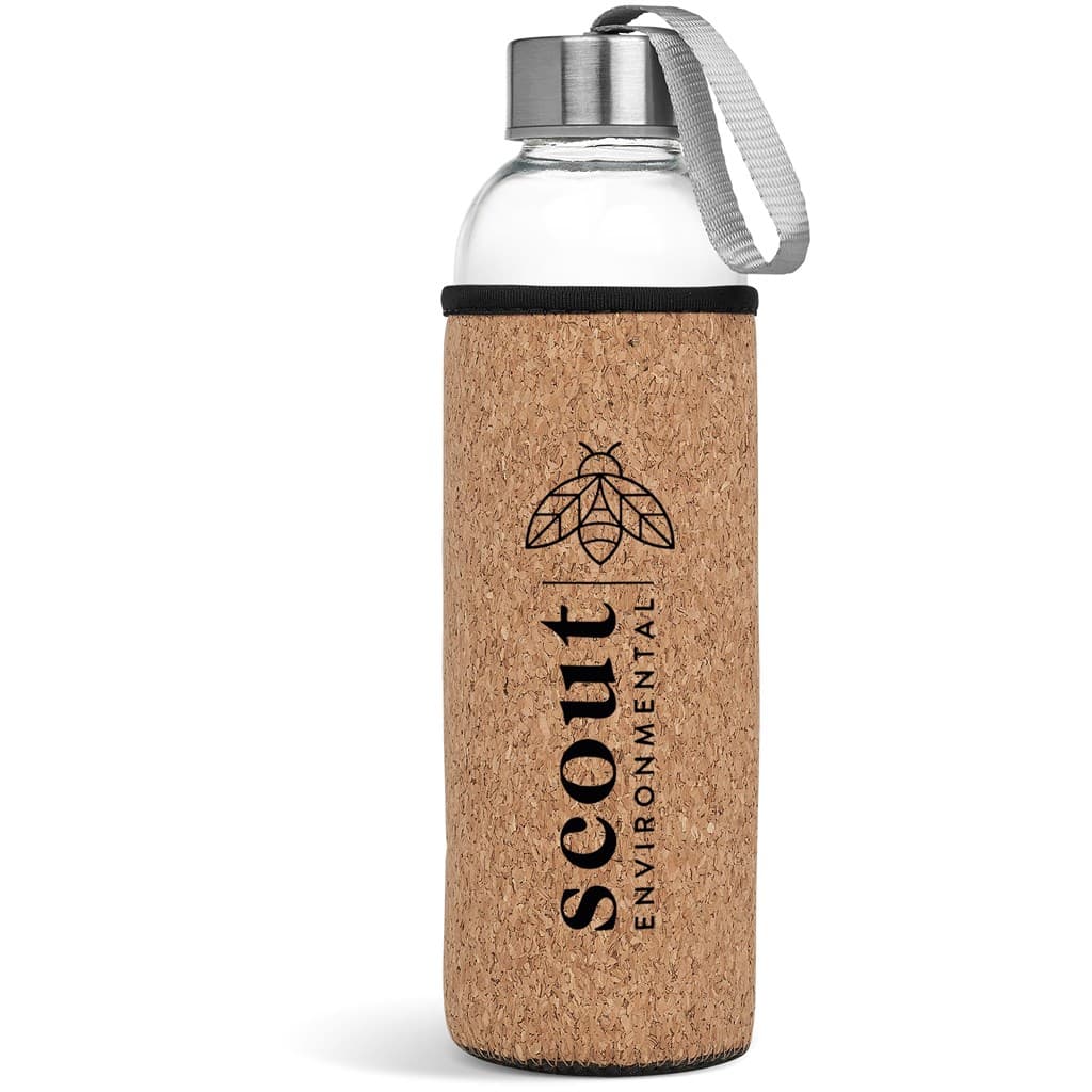 Kooshty Kork  Glass Water Bottle – 500ml thumbnail 9