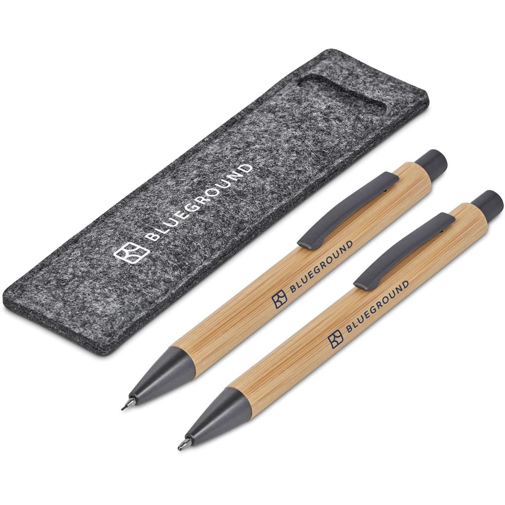 Okiyo Jona Bamboo Ball Pen & Pencil Set thumbnail 8