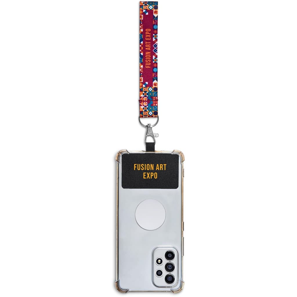 Altitude Rambler Single-Sided Sublimated Satin Wrist Phone Strap thumbnail 11